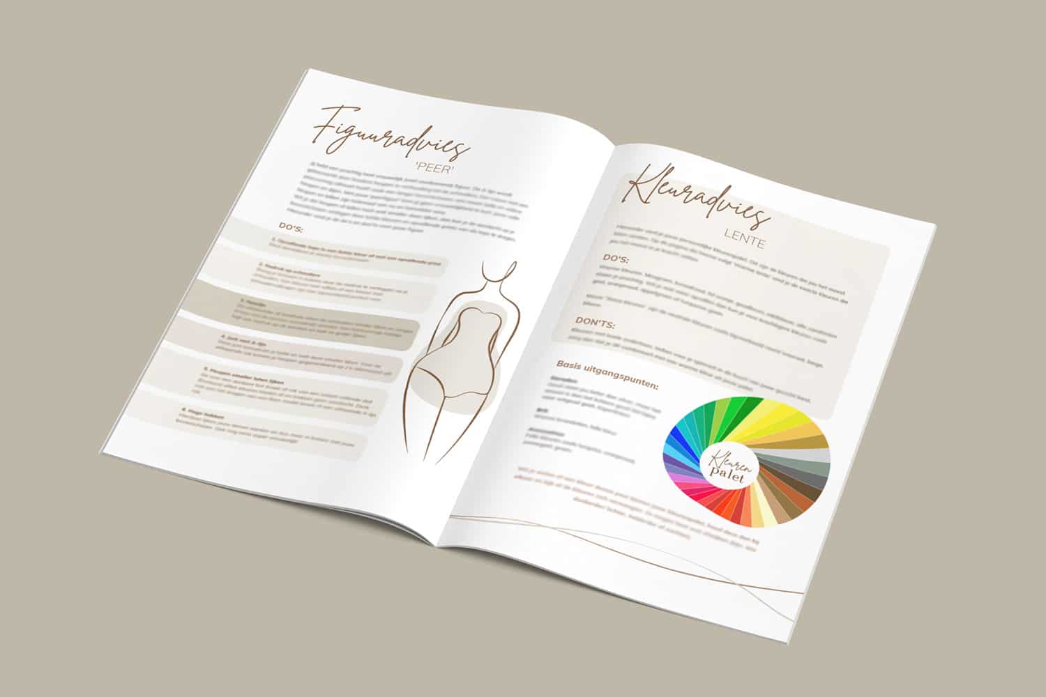 Style paspoort - Layout ontwerp