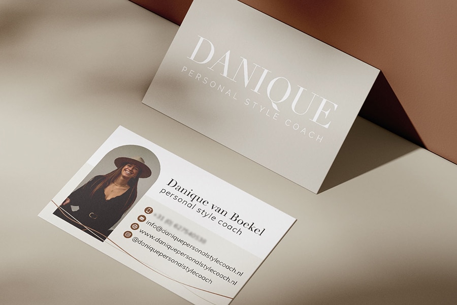 Visitekaartje ontwerp - Danique Personal Style Coach Visitekaartje ontwerp - Danique Personal Style Coach