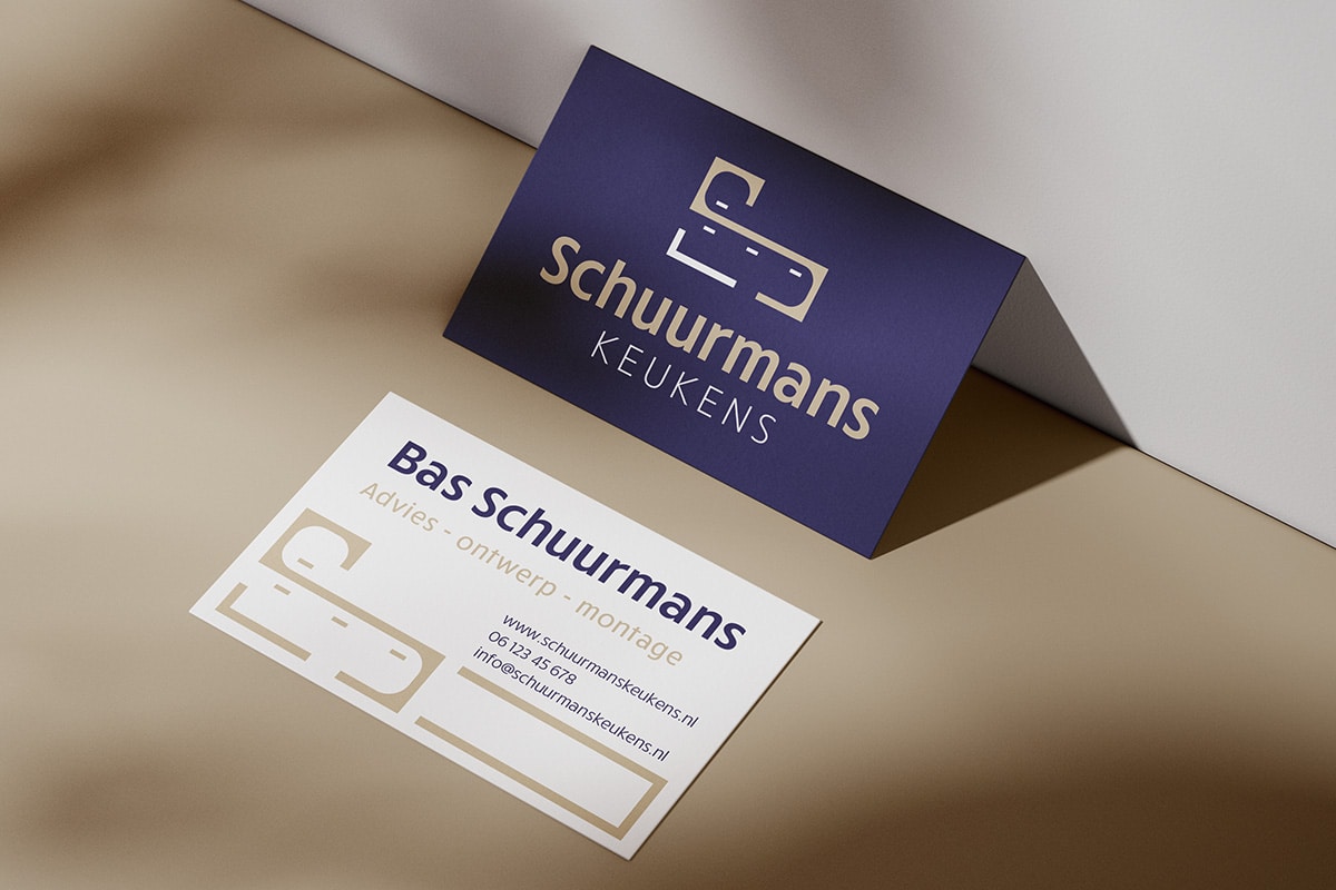 Visitekaartje ontwerp - Schuurmans Keukens Visitekaartje ontwerp - Schuurmans Keukens